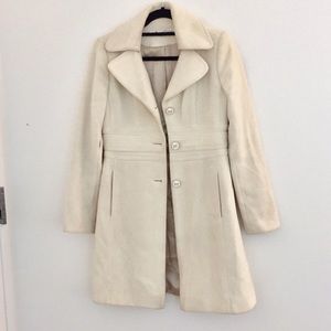 Kenneth Cole white peacoat